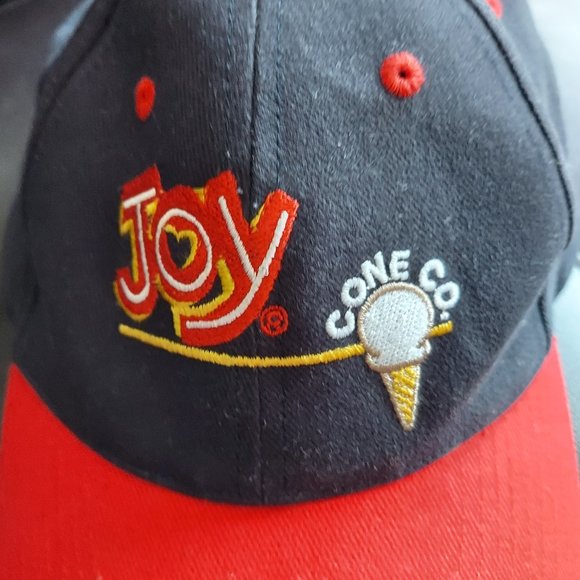Vintage Joy Cone Co Ice Cream Sugar Cone Ball Cap Hat Adjustable Baseball Fab - Picture 3 of 9